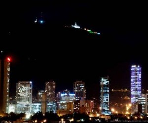 Centro de Bogotá Noche. Cortesía IDT. Foto por Javier Melo